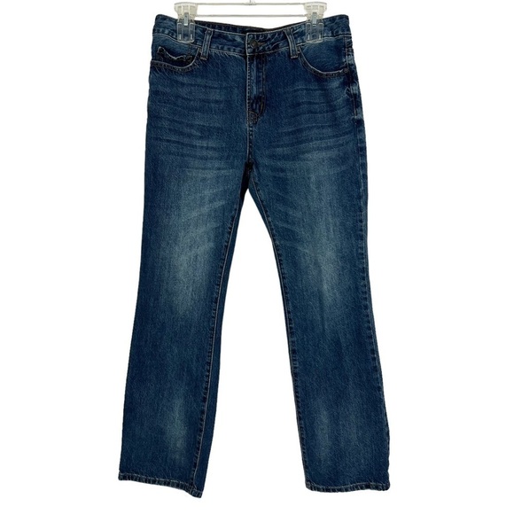 AEROPOSTALE Men’s Blue Jeans Sz W32”/L30” Actual Inseam 29.5” Slim Boot Pockets - Picture 1 of 11